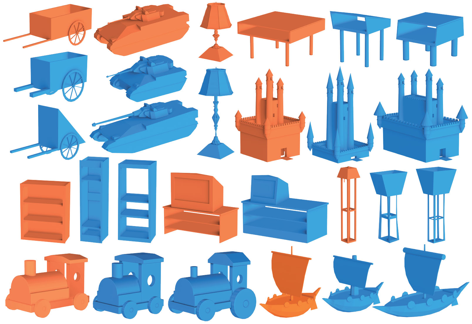 Screen Space Shape Manipulation by Global Structural Optimization