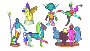 Mesh Segmentation with Concavity-Aware Fields